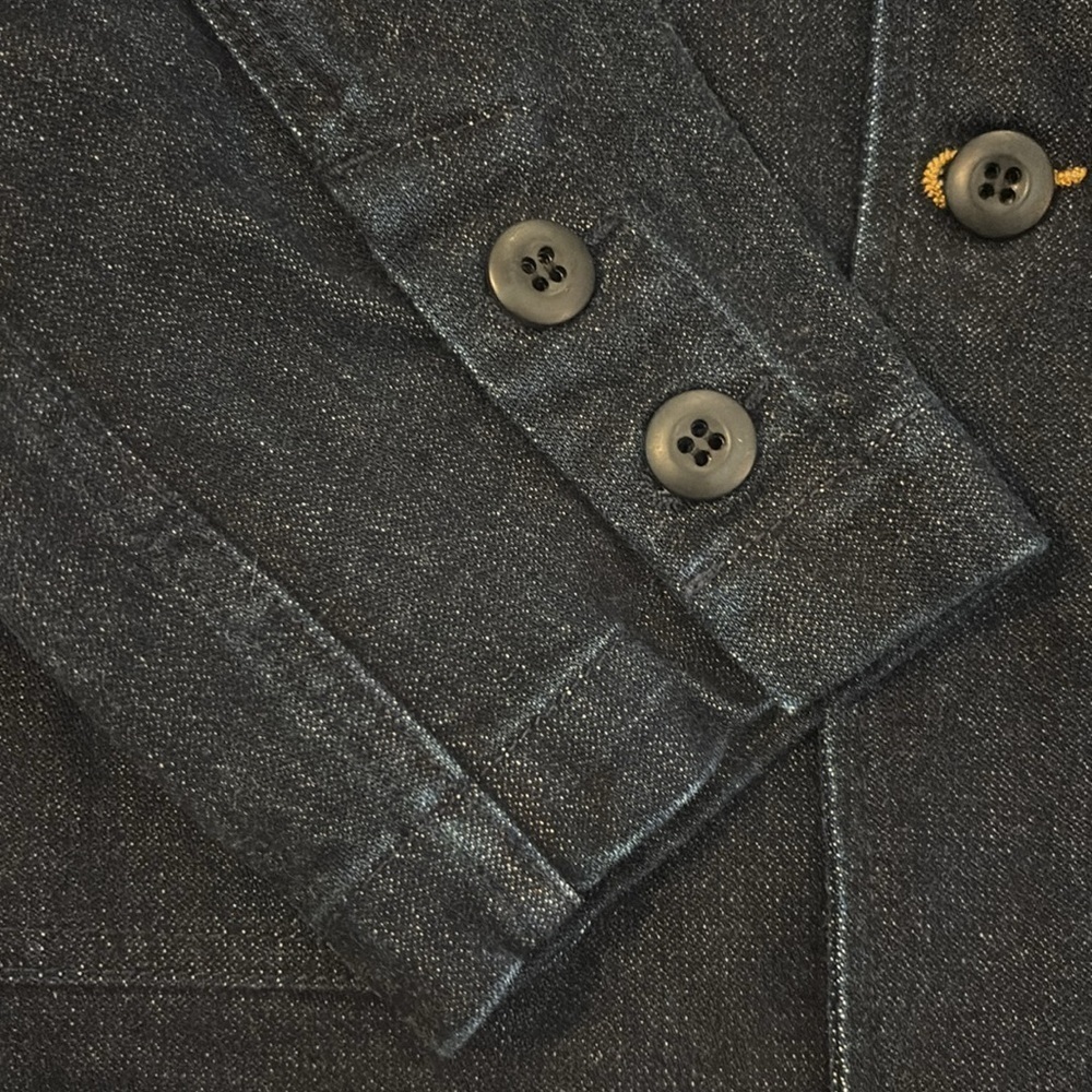 WiesMade Scout Blazer Indigo Denim Rugged Chore Jacket Size Medium - Picture 6 of 9
